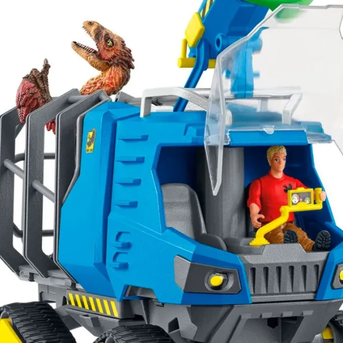 Vehículo oruga con conductor y dinosaurio Dinosaurs - Schleich