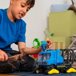 Vehículo oruga con conductor y dinosaurio Dinosaurs - Schleich