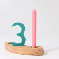 Velas de colores para calendario anual y anilla de celebración (12) - Grimm's