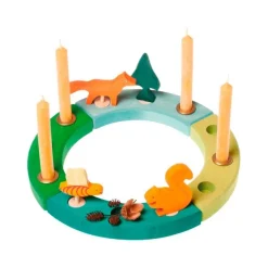 Velas doradas para calendario anual y anilla de celebración (12) - Grimm's