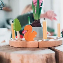Velas doradas para calendario anual y anilla de celebración (12) - Grimm's