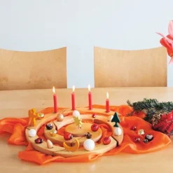 Velas doradas para calendario anual y anilla de celebración (12) - Grimm's
