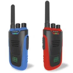 Walkie Talkies recargables Kidytalk azul y rojo - Kidywolf