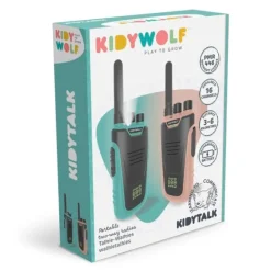 Walkie Talkies recargables Kidytalk verde y rosa - Kidywolf
