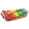 Xilófono de madera ovalado arcoíris - PlanToys